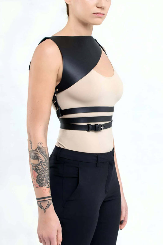 Tight Leather Sexy Chest Harness