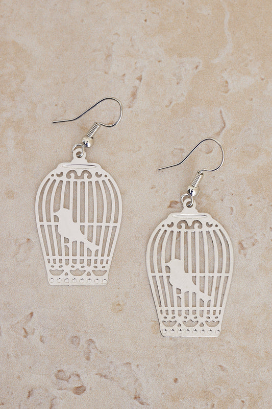 Aviary Earrings - Silver