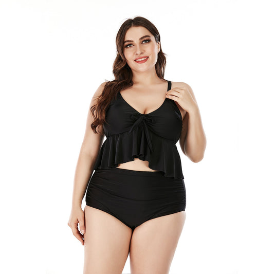Chic Strappy Swimsuit – Halter Luxe