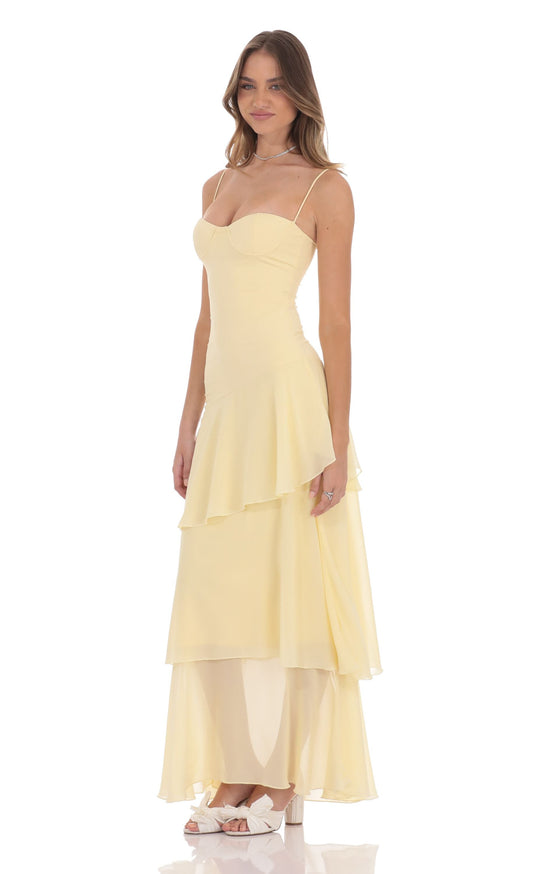 Tilly | Ruffle Maxi Dress