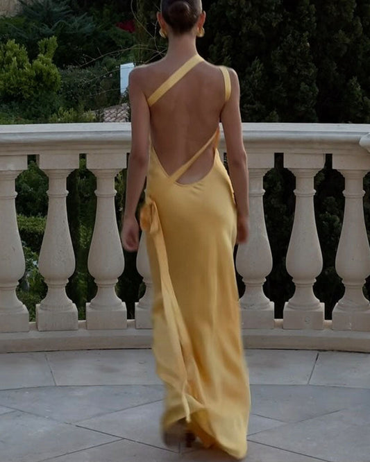 Serenity - Asymmetrical Long Dress