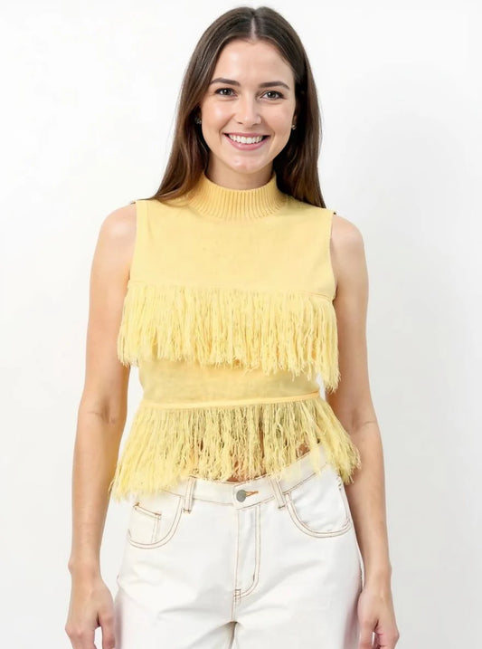 Sweater Weather Sweater- Yellow