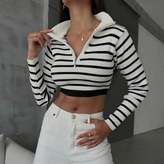 I Say You Crazy Crop Sweater