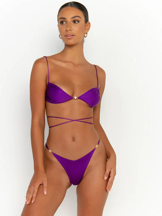 Tied Solid Vacation Wrap