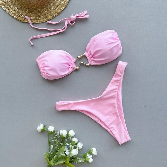 A Candy-Colored Clown Swimsuit