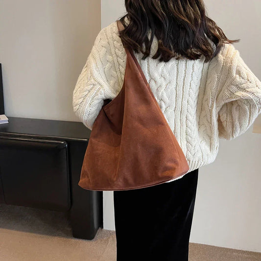 Livia - Suede Tote Bag