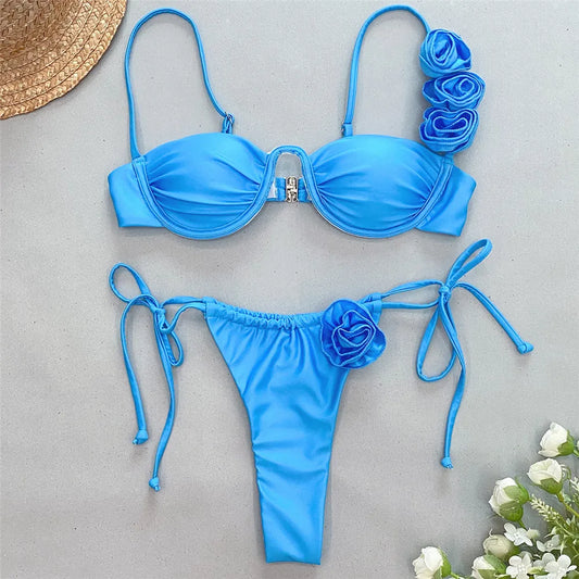 Sculpted Cut-Out Bikini – Vintage Chic