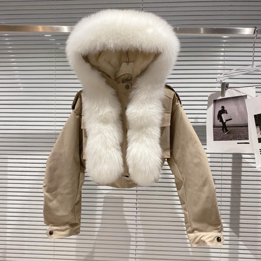 Early Goodbye Crop Polished Jacket