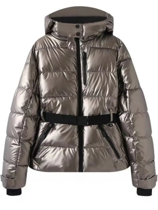 Aurora Women's Jacket | Quilted, Belted
