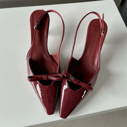 Water To My Roses Slingback Shoes
