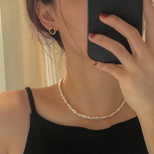 Shine Through Shadows Pearl Necklace