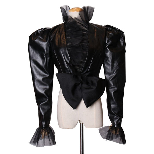 In My Moment Bow Polished Jacket