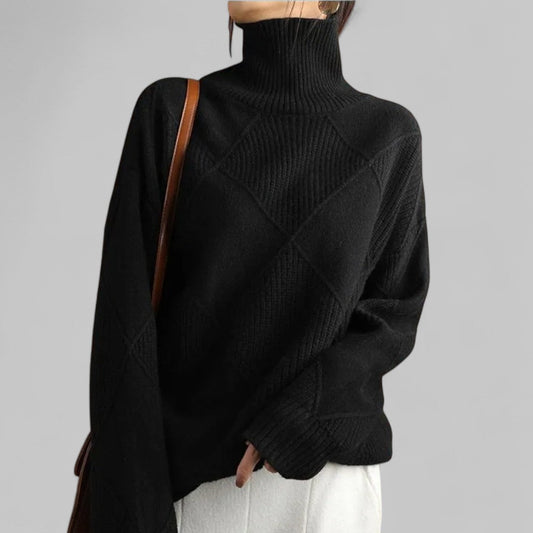 Rowan Women's Sweater | Oversized, Turtleneck