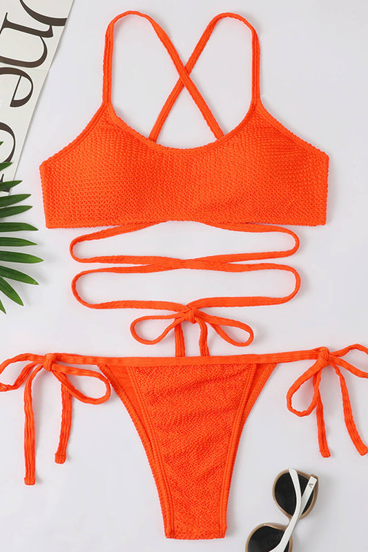 Glam Cut-Out Bikini – Floral Dream