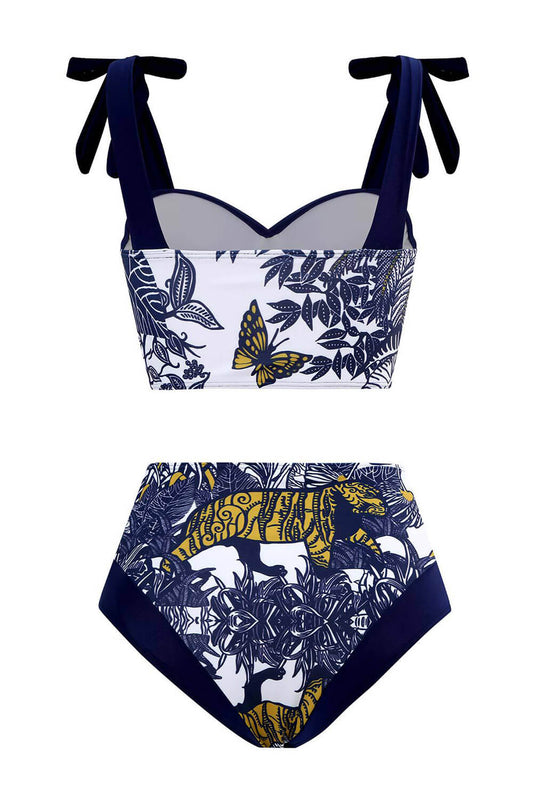 Glam Cut-Out Bikini – Halter Luxe