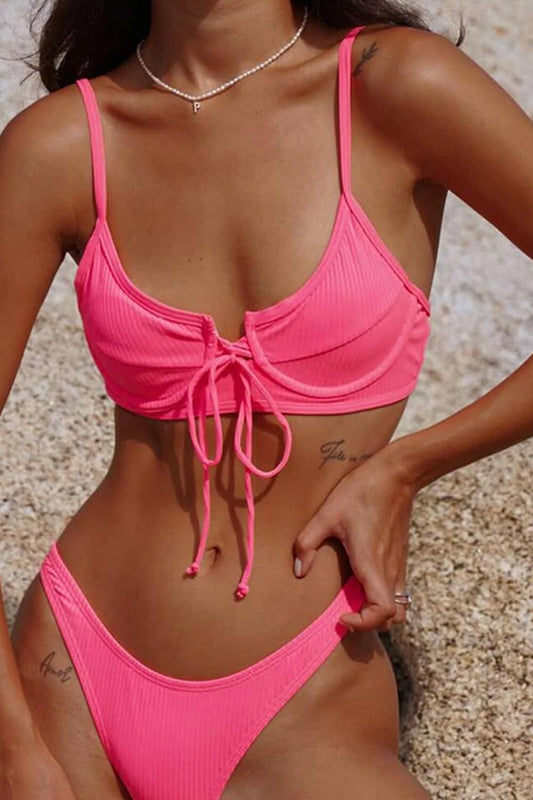Luxe Cut-Out Bikini – Crisscross Style