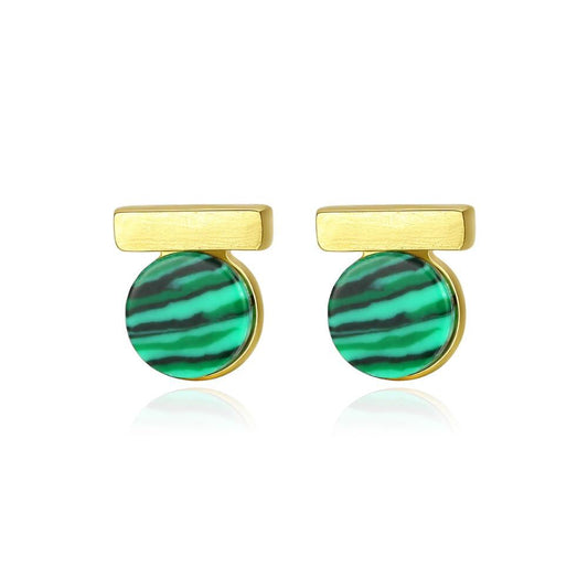 Brush Solid 925 Sterling Silver Post Dainty Mini Bar Women Stud Earrings