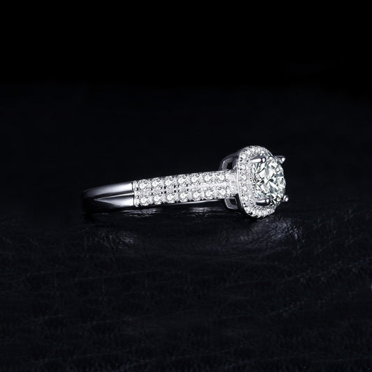 Classic 925 Sterling Silver with Zircone Gemstone Rings