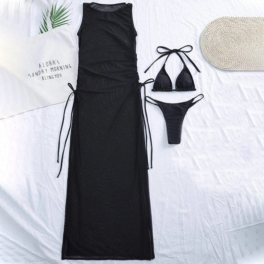 At No Point Three-Piece Bikini