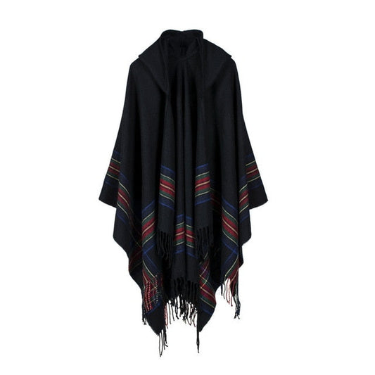 Kept Me Up Hoodie Poncho