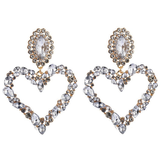 Rise And Shine Heart Drop Dangle Earrings