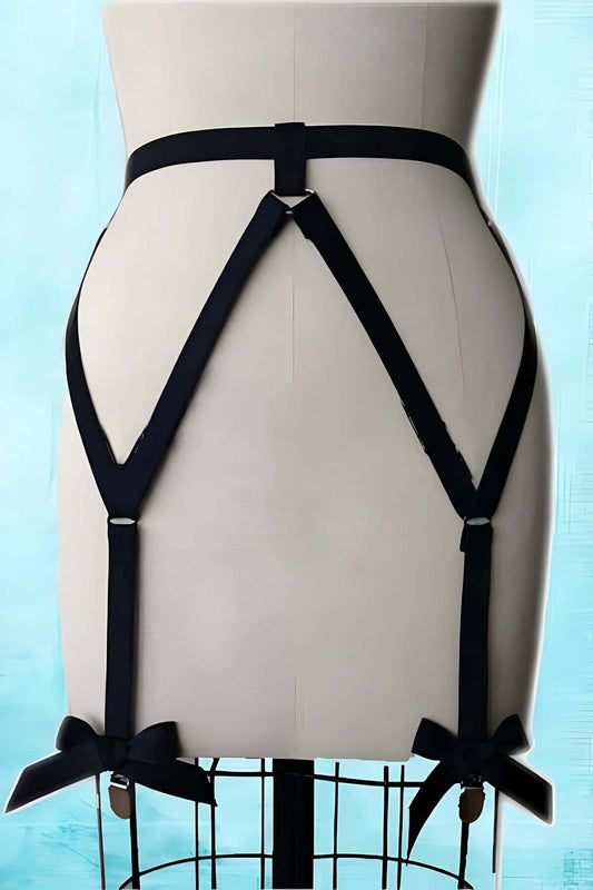 Sexy Bow Garter Harness