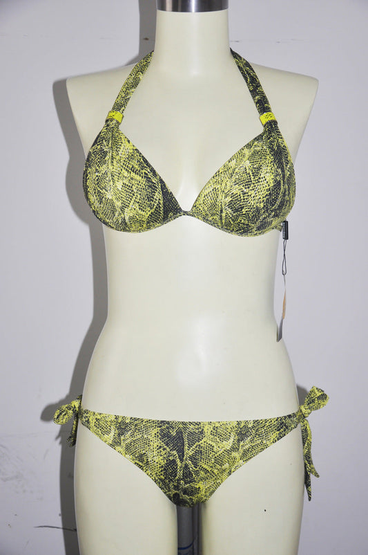 Glam Triangle Bikini – Tropical Bloom