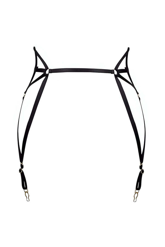 Very Sexy Rubber Garter Harness