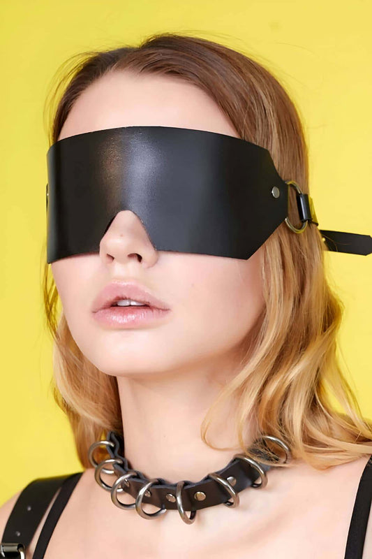 Leather Harness Eye Patch