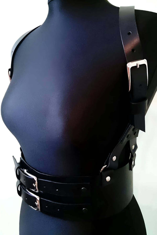 Leather Corset Harness, Stylish Dress Belt