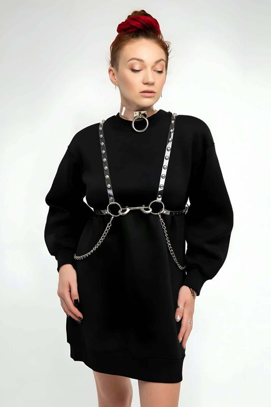 Stylish - Transparent Belt and Choker Set