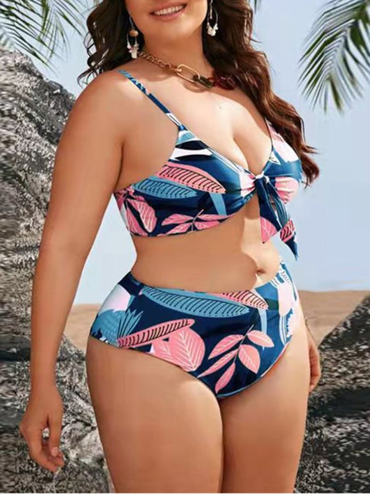 Elegant Cut-Out Bikini – Vintage Chic