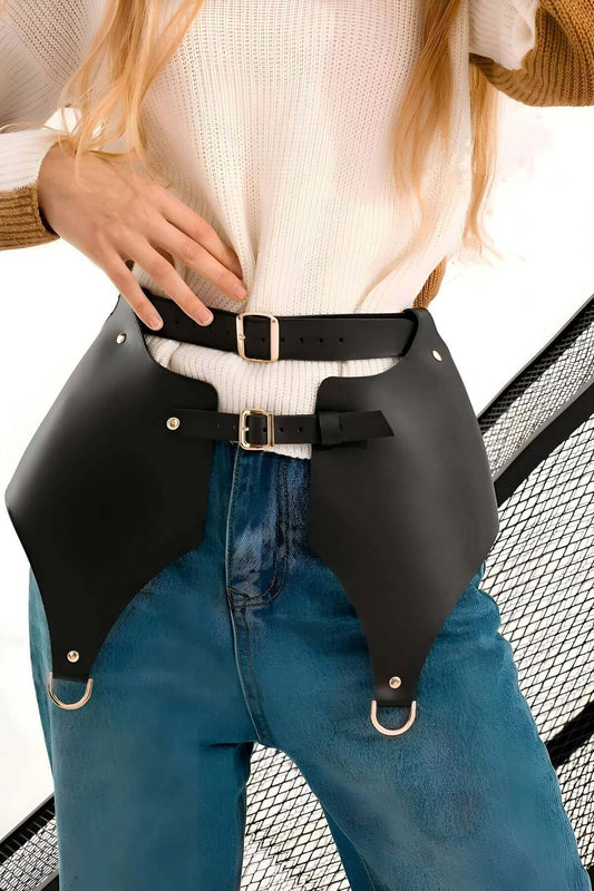 Sexy Leather Skirt Harness for Daily Use