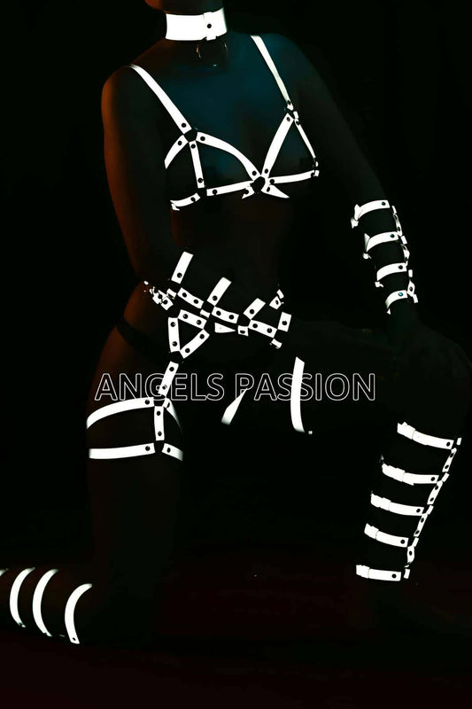 Glow in the Dark Full Body Harness Set
