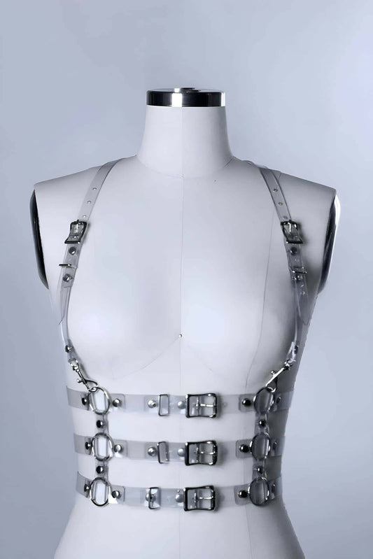 Transparent Shoulder Strap Dress Belt, Crop Belt, Blouse Belt