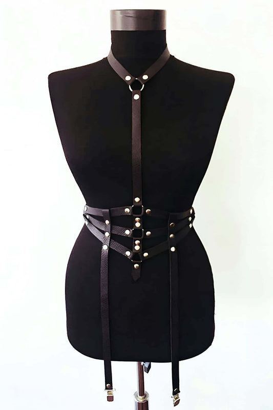 Special Production Leather Model - leather dog harness