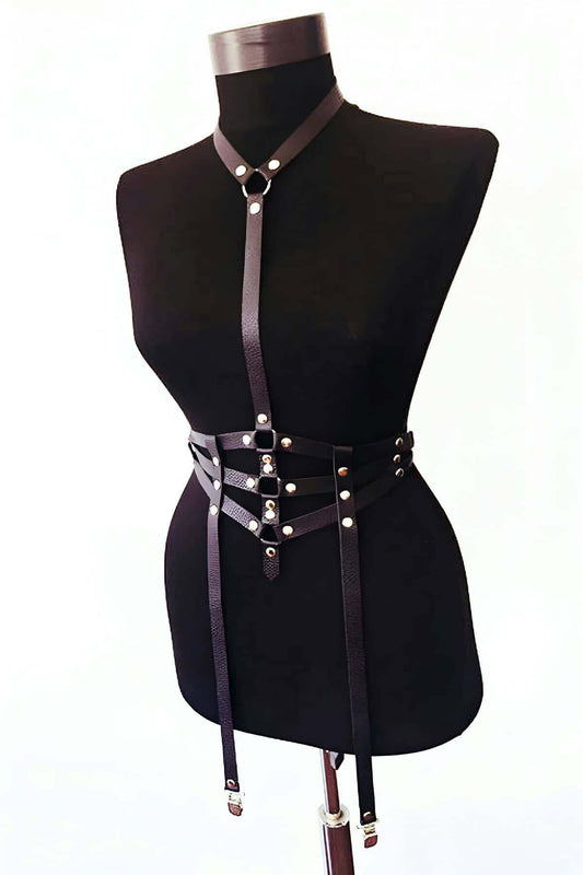 Special Production Leather Model - leather dog harness