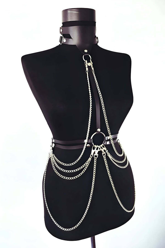 Special Production Leather Model - leather bra