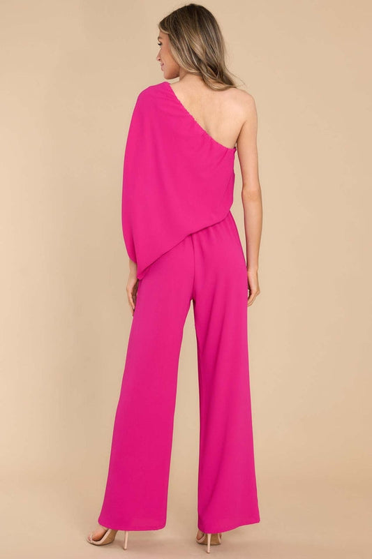 Dreaming Of New One Shoulder Jumpsuit