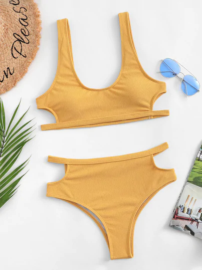 Elegant Triangle Bikini – Ocean Escape