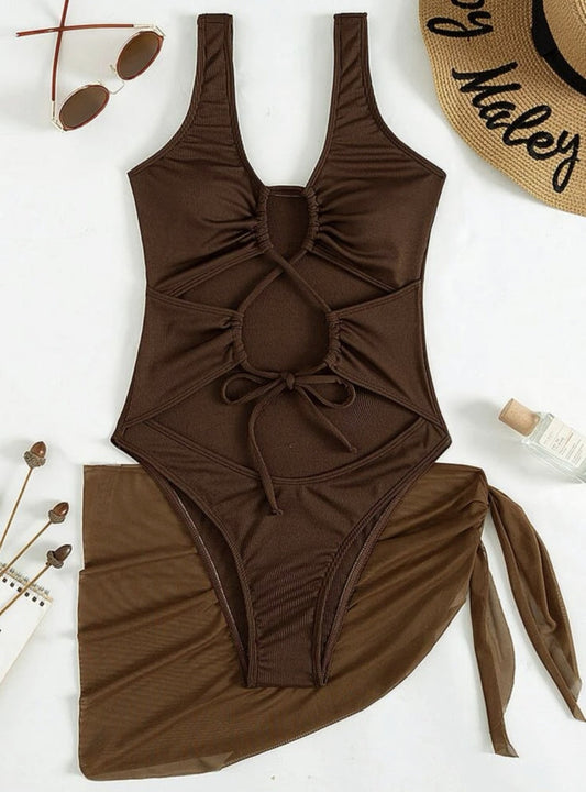 Allure High-Waist Bikini – Vintage Chic