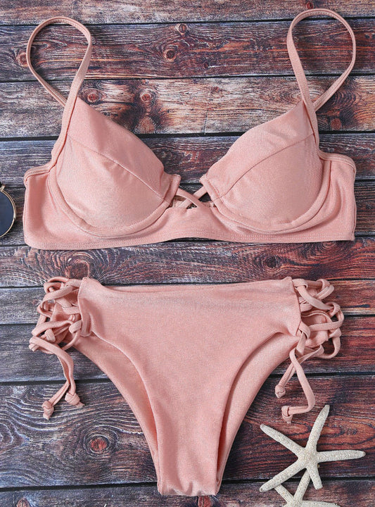 Romantic Cut-Out Bikini – Ocean Escape