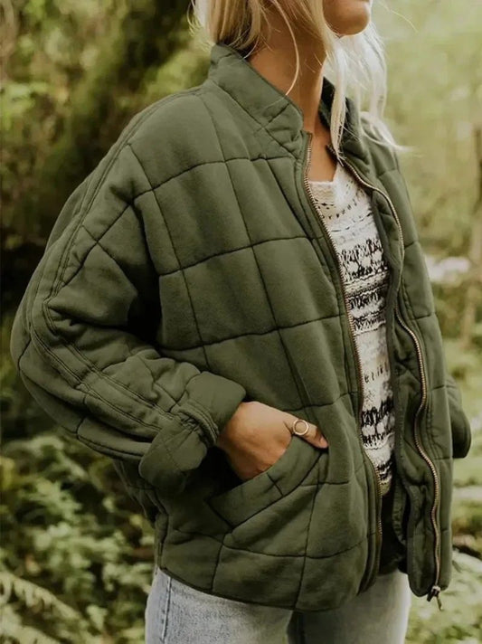 Josiane Quilted Oversized Jacket