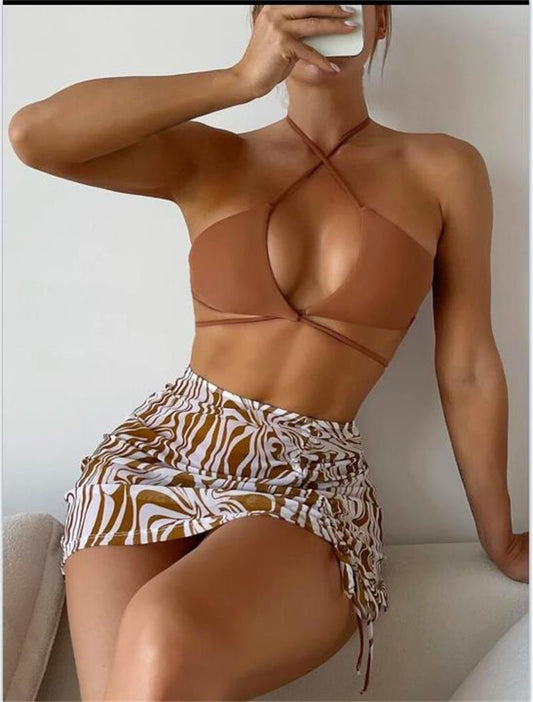 Minimalist High-Waist Bikini – Ocean Escape
