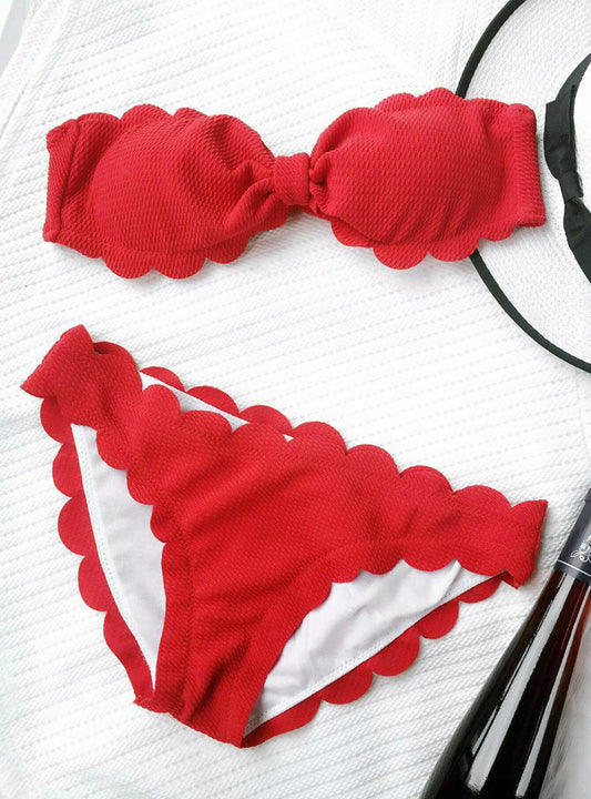 Elegant Triangle Bikini – Halter Luxe