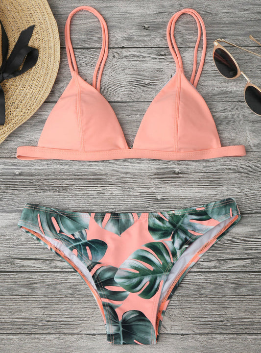 Chic High-Waist Bikini – Floral Dream