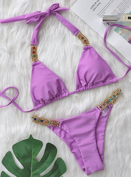 Luxe Strappy Swimsuit – Ocean Escape