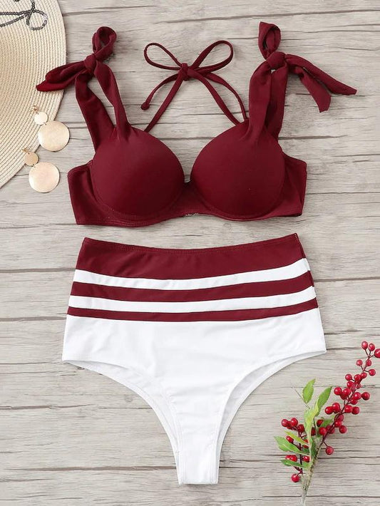 Romantic Two-Piece Set – Crisscross Style