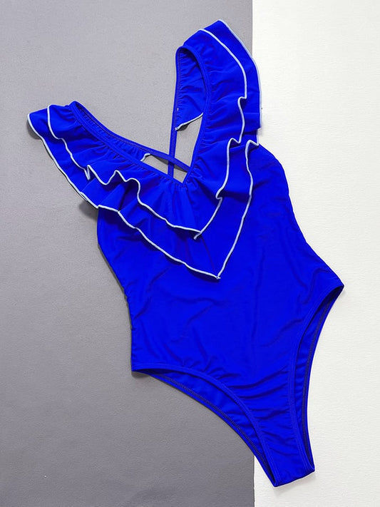 Chic Triangle Bikini – Satin Glow