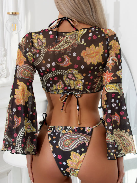 Chic High-Waist Bikini – Sun-Kissed